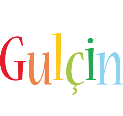 Gulçin birthday logo