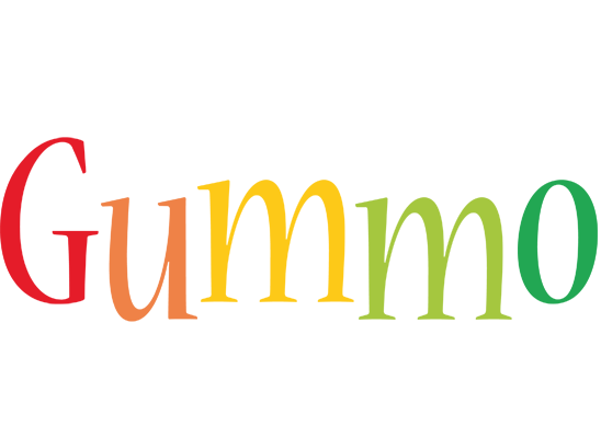 Gummo birthday logo