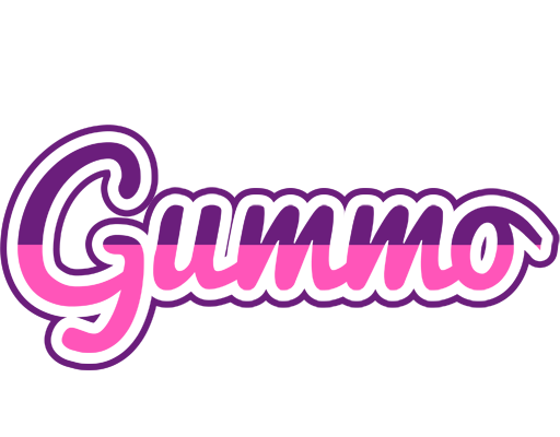 Gummo cheerful logo
