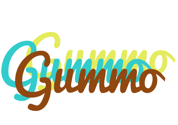 Gummo cupcake logo