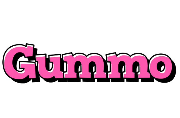 Gummo girlish logo