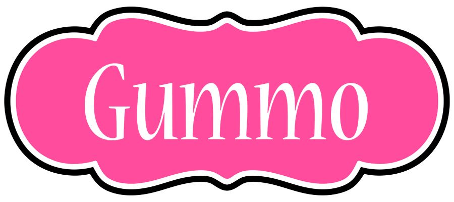 Gummo invitation logo