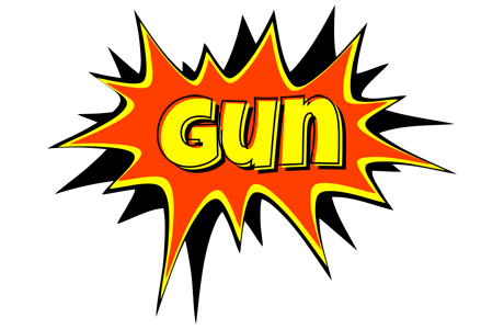Gun bazinga logo