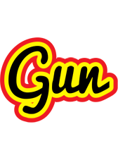 Gun flaming logo