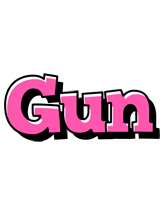Gun girlish logo