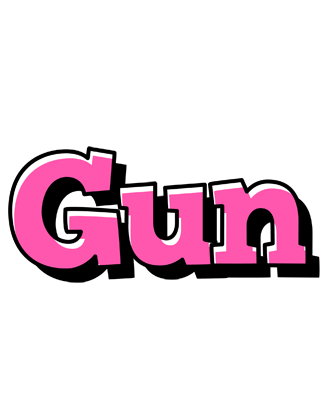 Gun girlish logo