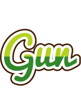 Gun golfing logo