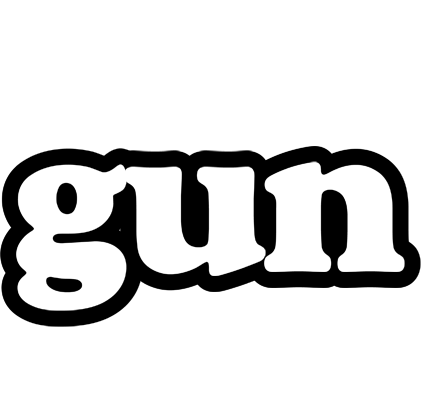 Gun panda logo