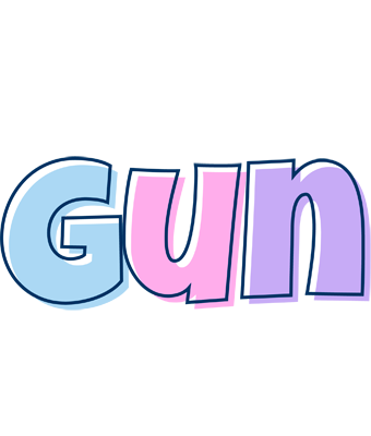 Gun pastel logo