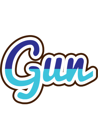 Gun raining logo