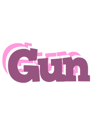 Gun relaxing logo