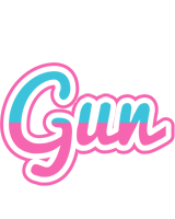 Gun woman logo