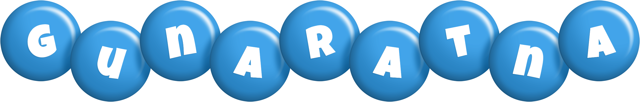 Gunaratna candy-blue logo