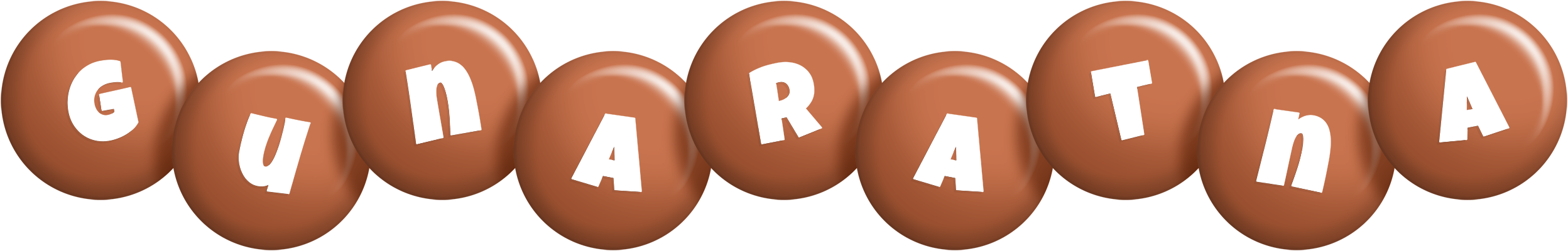 Gunaratna candy-brown logo