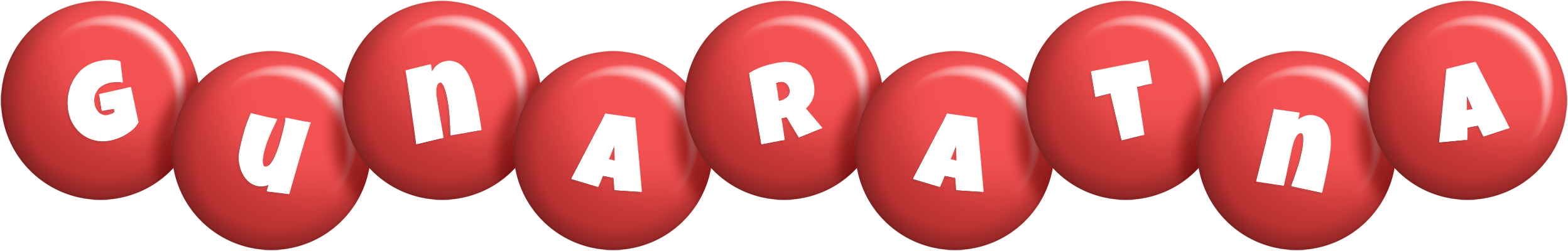 Gunaratna candy-red logo