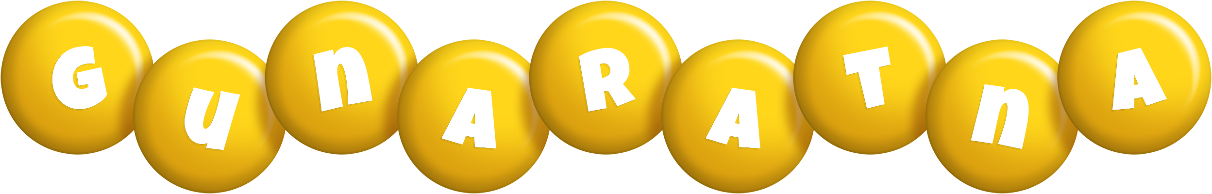 Gunaratna candy-yellow logo