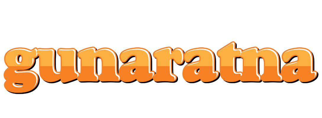 Gunaratna orange logo