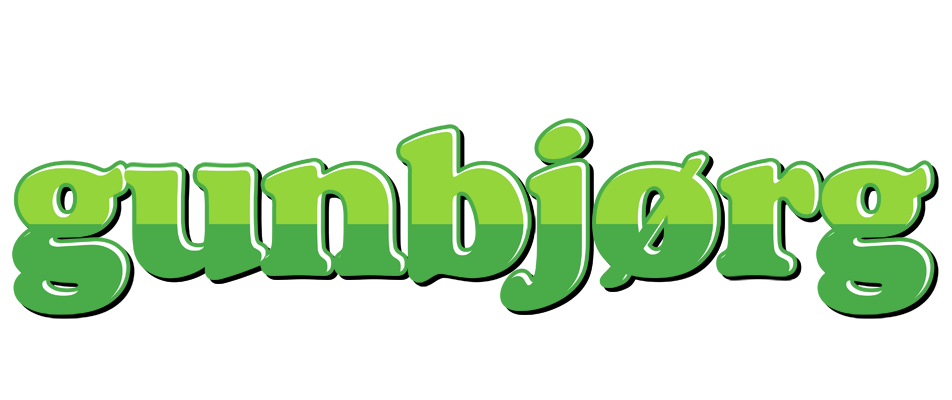 Gunbjørg apple logo