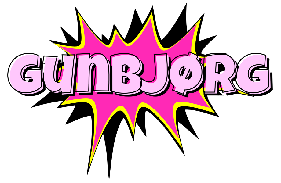 Gunbjørg badabing logo