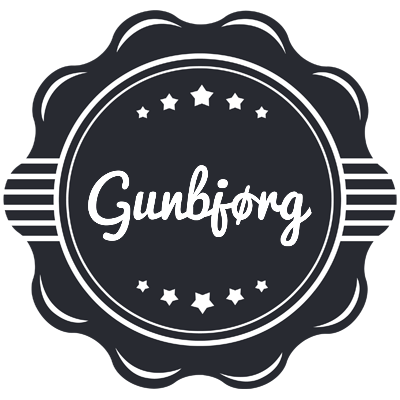 Gunbjørg badge logo