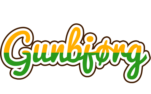 Gunbjørg banana logo