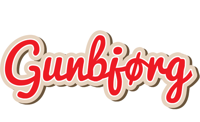 Gunbjørg chocolate logo