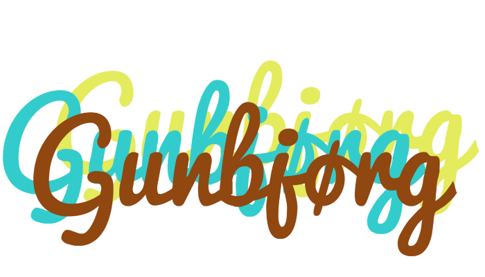 Gunbjørg cupcake logo