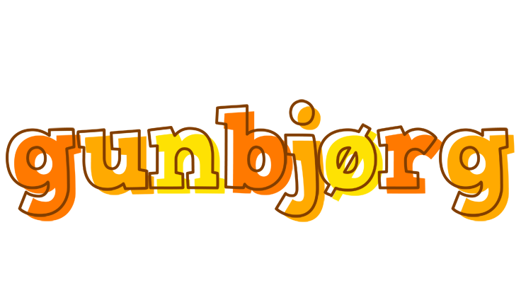 Gunbjørg desert logo