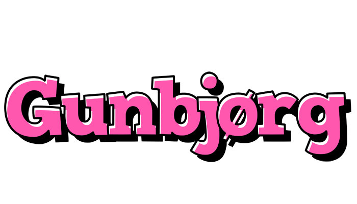 Gunbjørg girlish logo