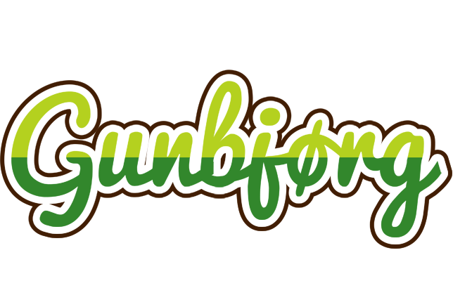 Gunbjørg golfing logo