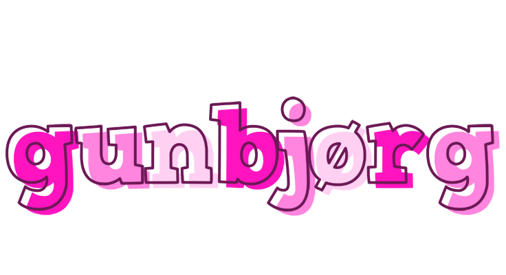 Gunbjørg hello logo