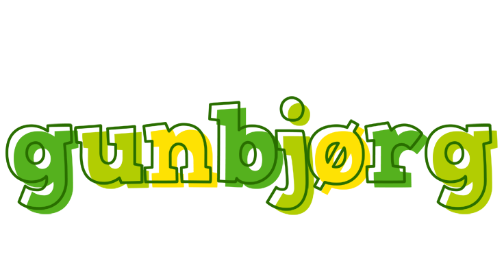 Gunbjørg juice logo