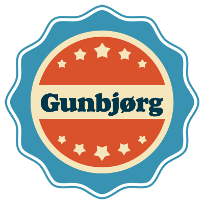Gunbjørg labels logo