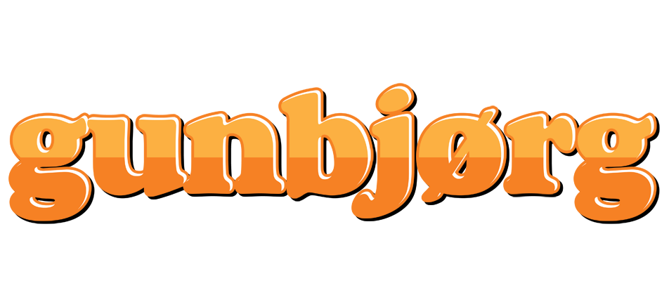 Gunbjørg orange logo