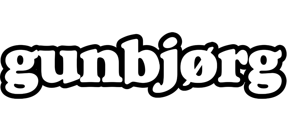 Gunbjørg panda logo
