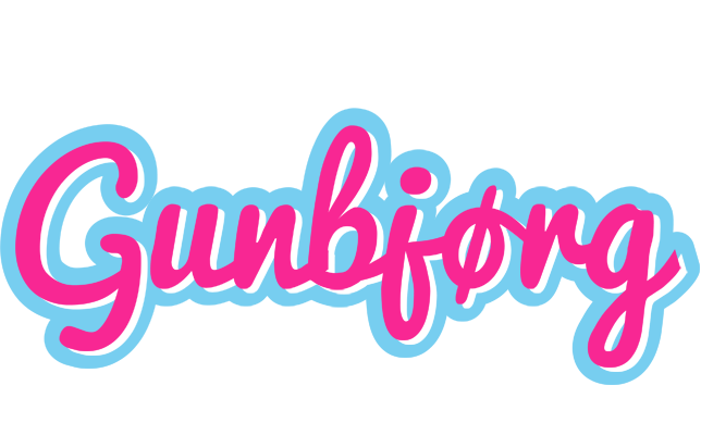 Gunbjørg popstar logo