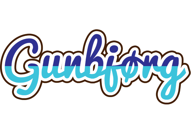 Gunbjørg raining logo