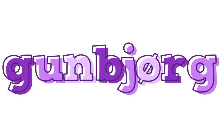 Gunbjørg sensual logo