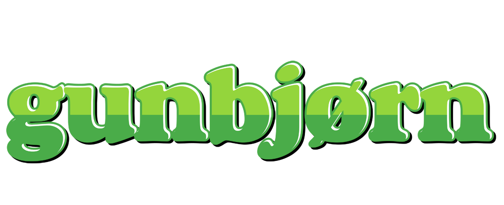 Gunbjørn apple logo