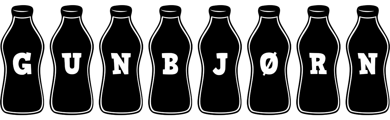 Gunbjørn bottle logo