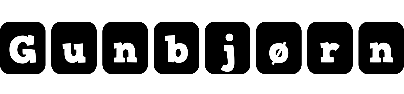 Gunbjørn box logo