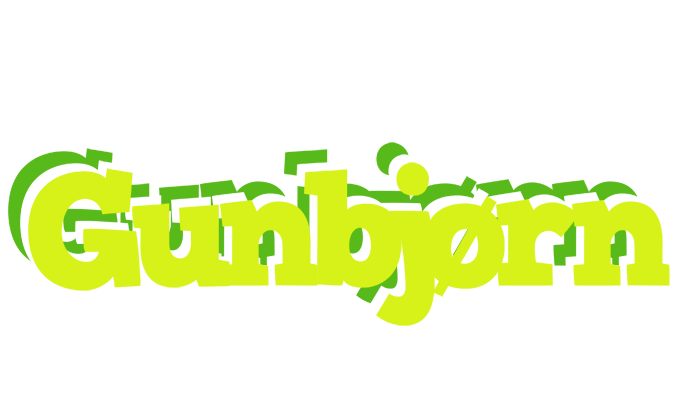 Gunbjørn citrus logo