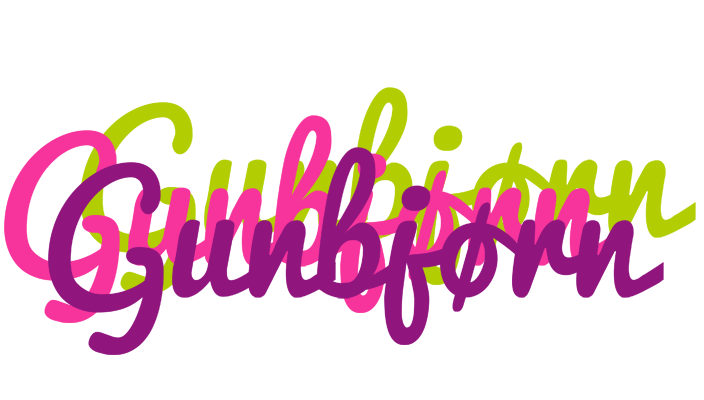 Gunbjørn flowers logo