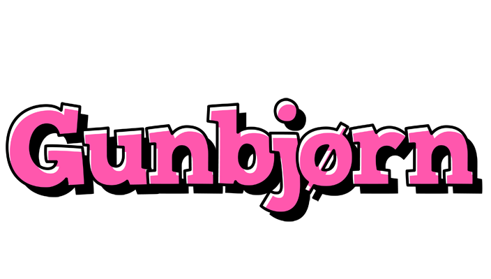 Gunbjørn girlish logo