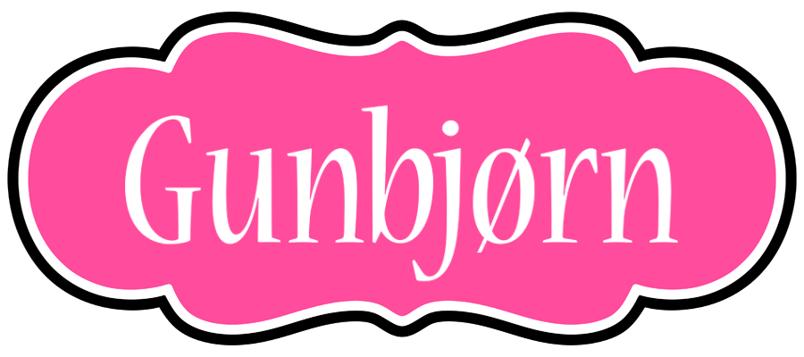 Gunbjørn invitation logo