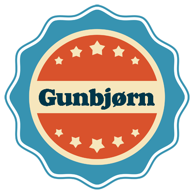 Gunbjørn labels logo