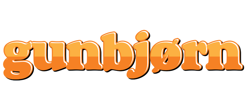 Gunbjørn orange logo