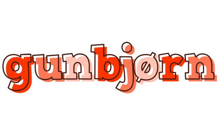 Gunbjørn paint logo