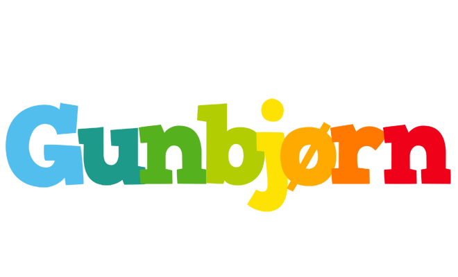 Gunbjørn rainbows logo