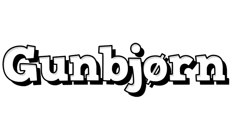 Gunbjørn snowing logo